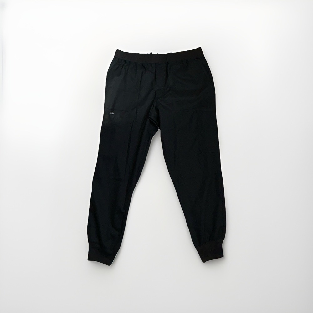 Landau Proflex Womens 6 Pocket Elastic Waistband Cargo Jogger Black XL